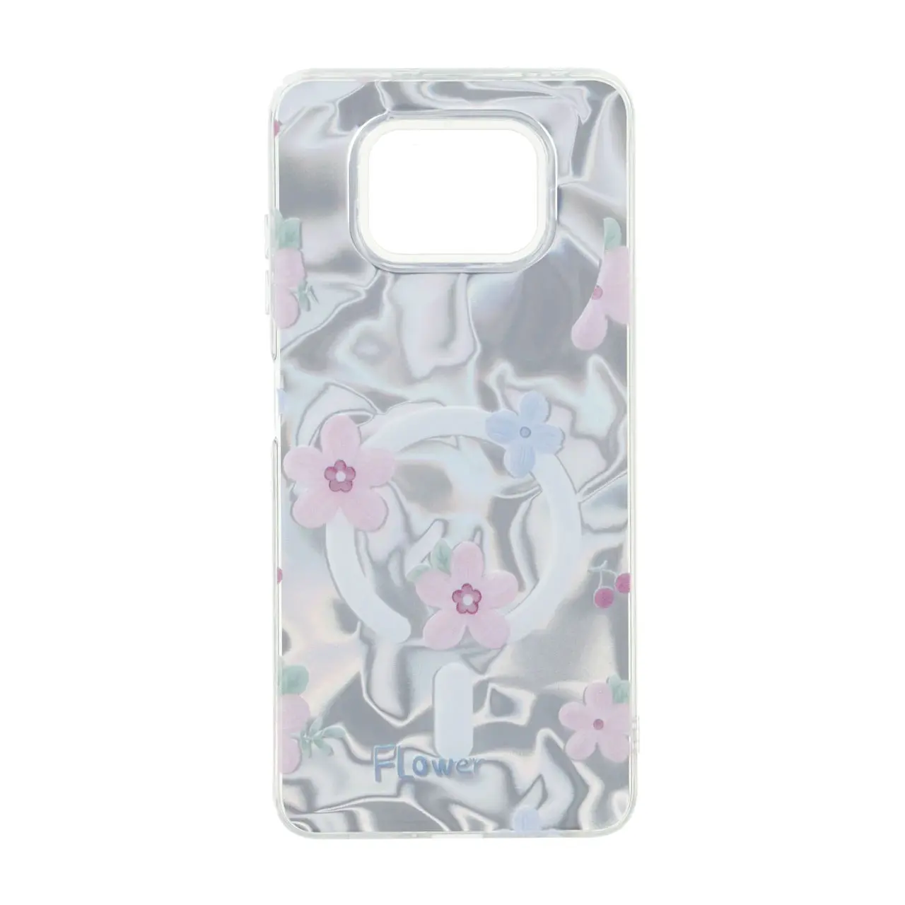 قاب Silver Cloud طرح مگ سیف گلدار مناسب برای شیائومی پوکو X3، پوکو X3 پرو و پوکو X3 NFC