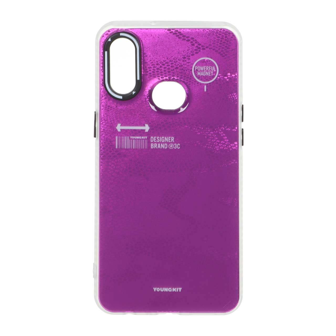 قاب Youngkit طرح بارکد پوست ماری دور مات مناسب برای سامسونگ گلکسی A10s
