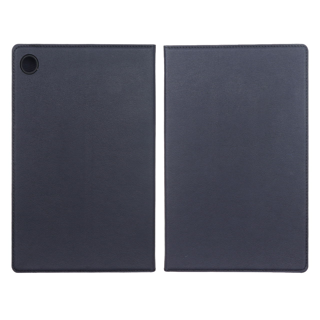 کیف تبلت چرمی ساده Samsung Galaxy Tab A8 10.5 / X200 / X205 - سرمه ای - BSA