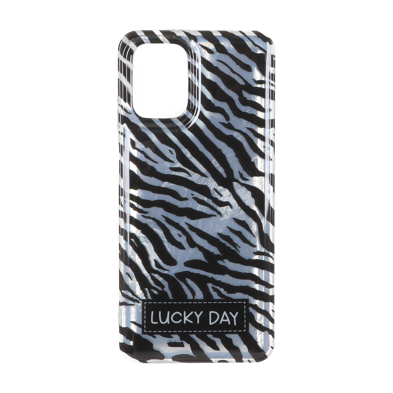 قاب طرح اطلسی گورخری Lucky Day دور ژله‌ای مناسب برای سامسونگ گلکسی A12، M12 و F12