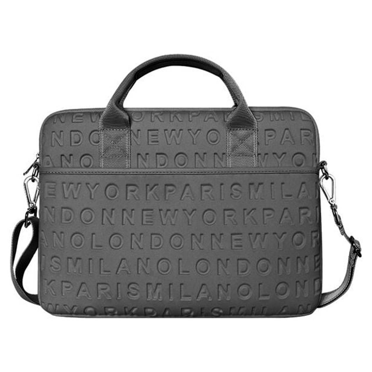 کیف لپ تاپ 15.4 اینچی Wiwu مدل Vogue Laptop Bag - خاکستری