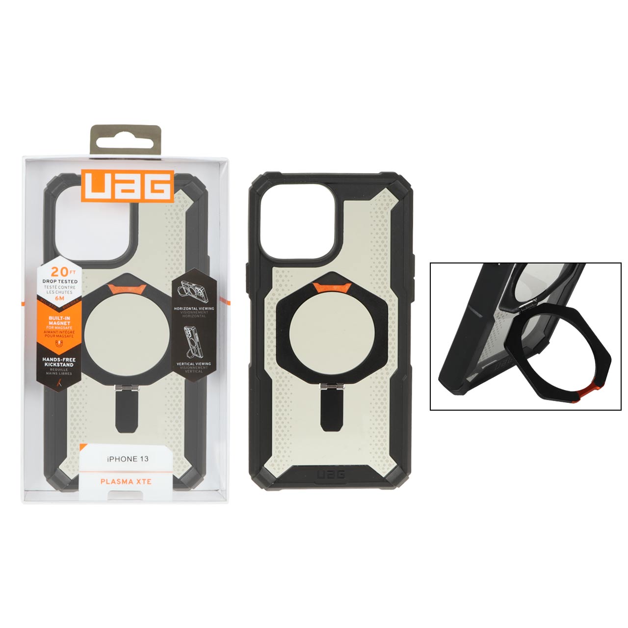 قاب اورجینال UAG استندشو MagSafe مدل Apple iPhone 13 Pro Max - مشکی