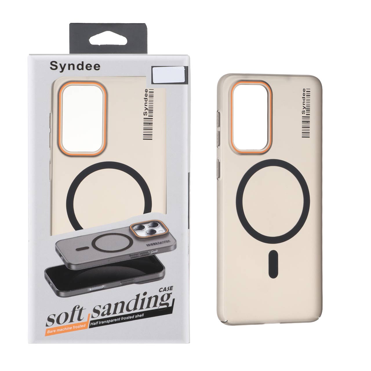 قاب مگ سیف مات Syndee طرح Soft Sanding مشکی مناسب برای سامسونگ گلکسی A33