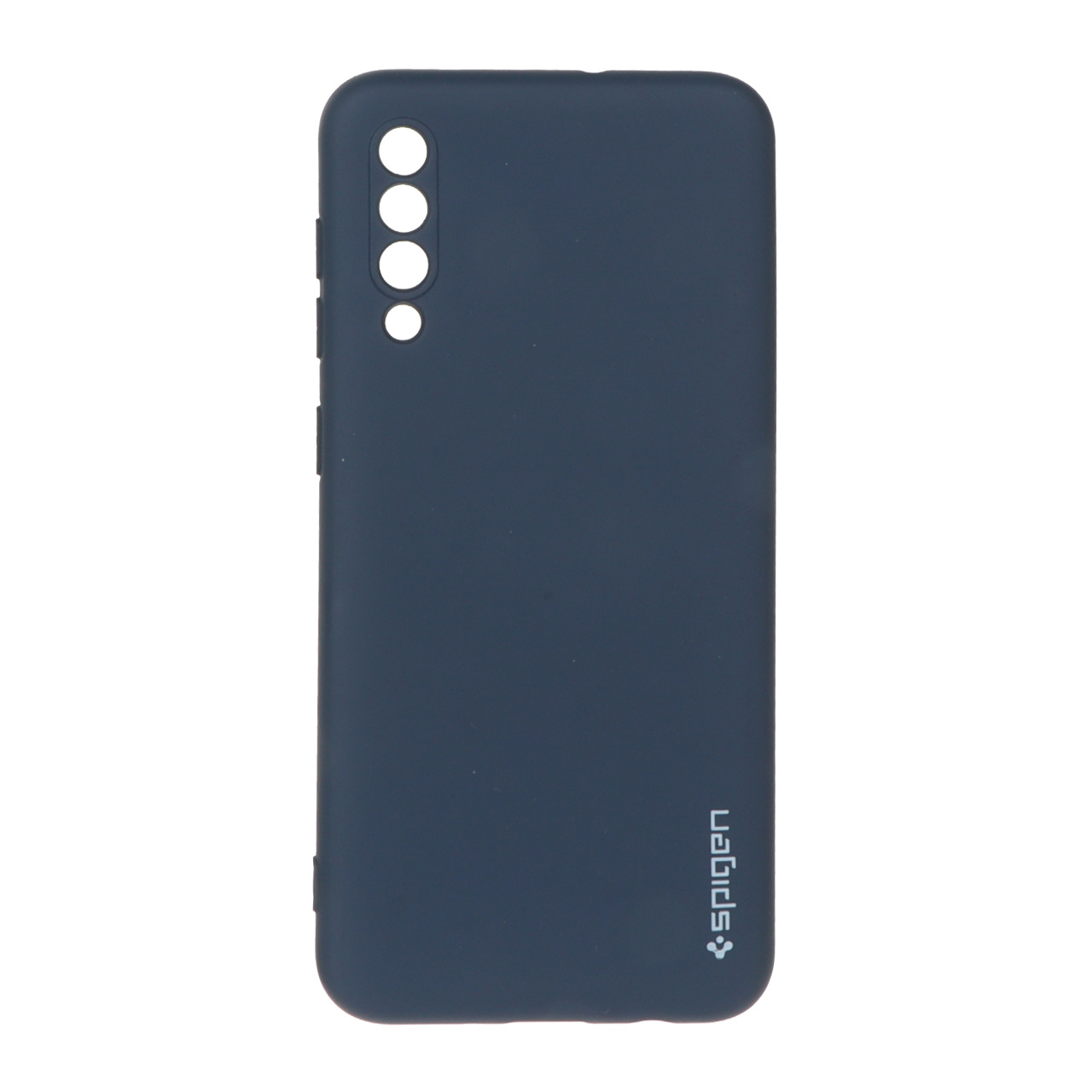 قاب سیلیکونی Spigen محافظ لنزدار سرمه ای مناسب برای سامسونگ گلکسی A50 / A50s / A30s