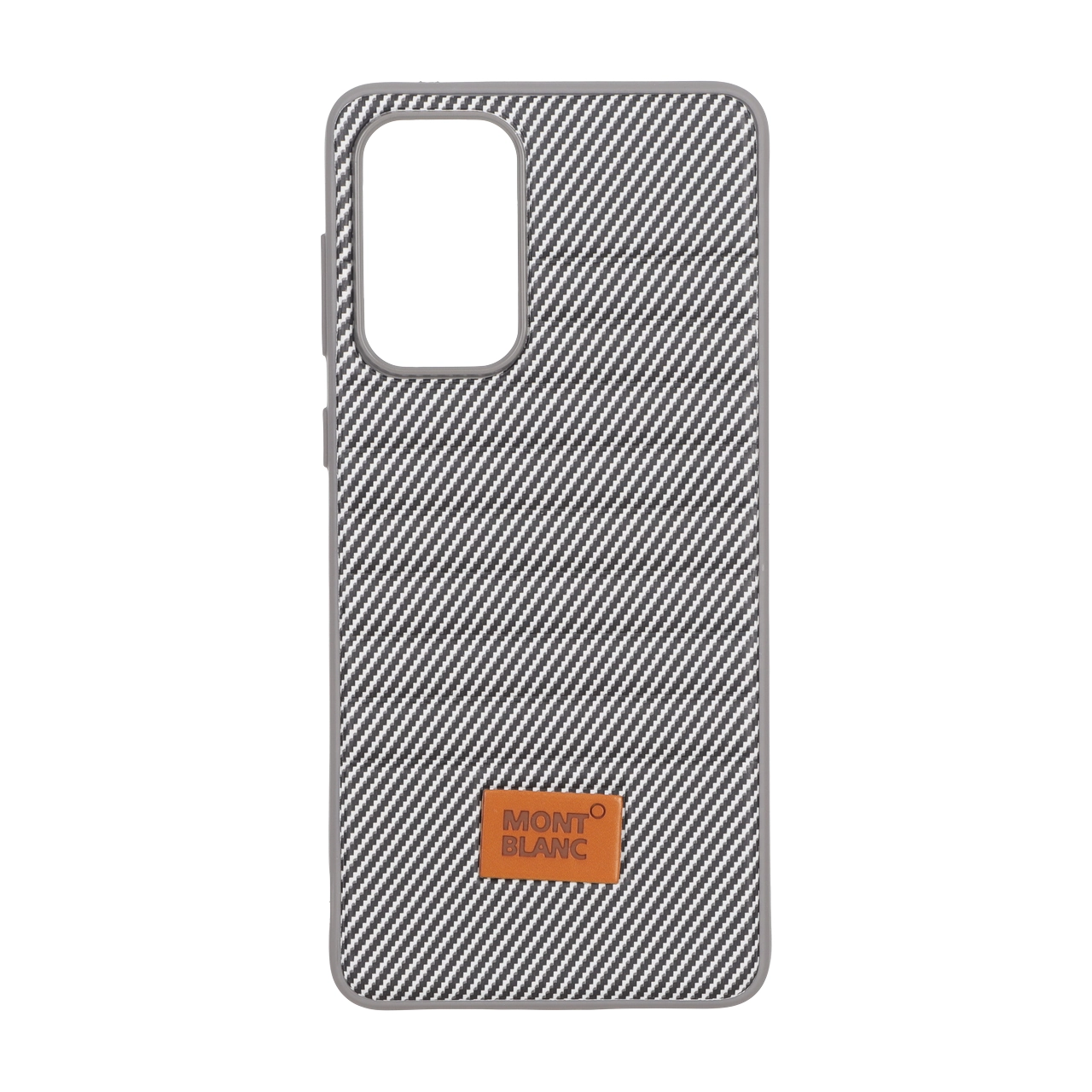قاب Mont Blanc پافری طرح هاشور Samsung Galaxy A73 - خاکستری کد 1