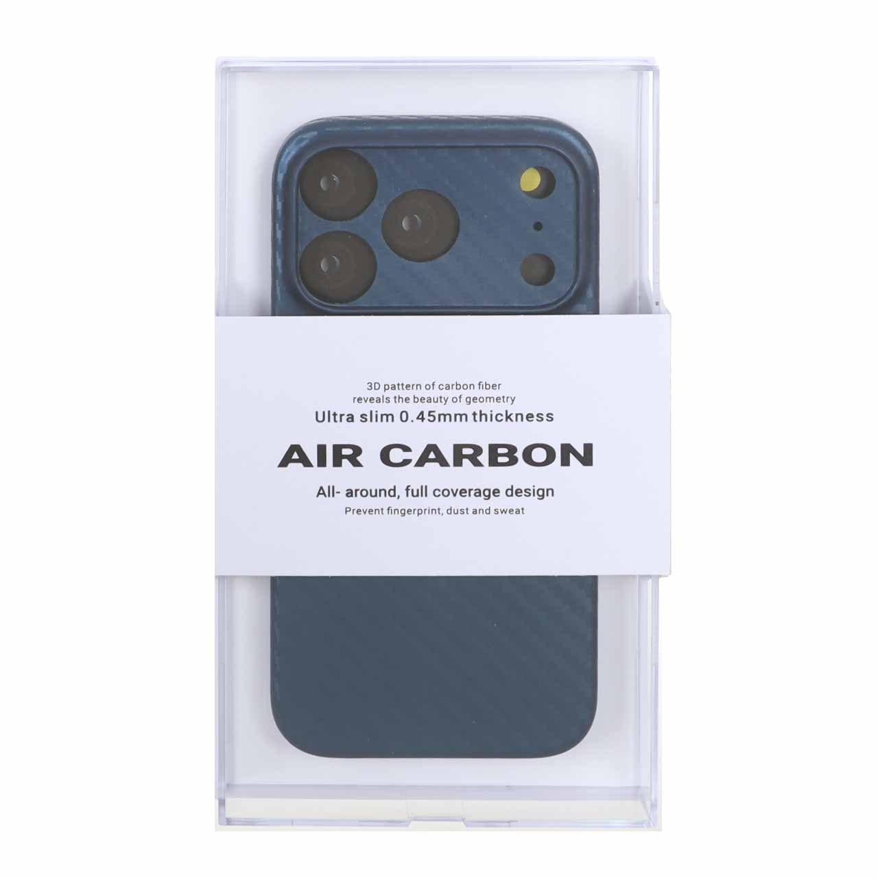 قاب محافظ لنزدار Original KZDoo Air Carbon مدل Apple iPhone 17 Pro - آبی