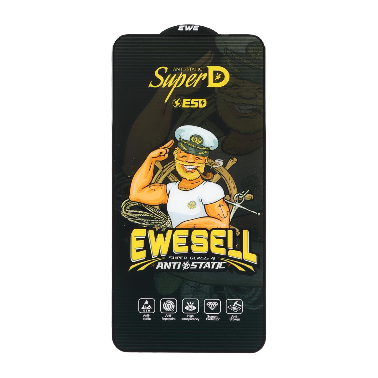 محافظ صفحه نمایش شیشه ای Full Cover Super D Esd مناسب برای شیائومی Redmi 15 / Poco M7 4G