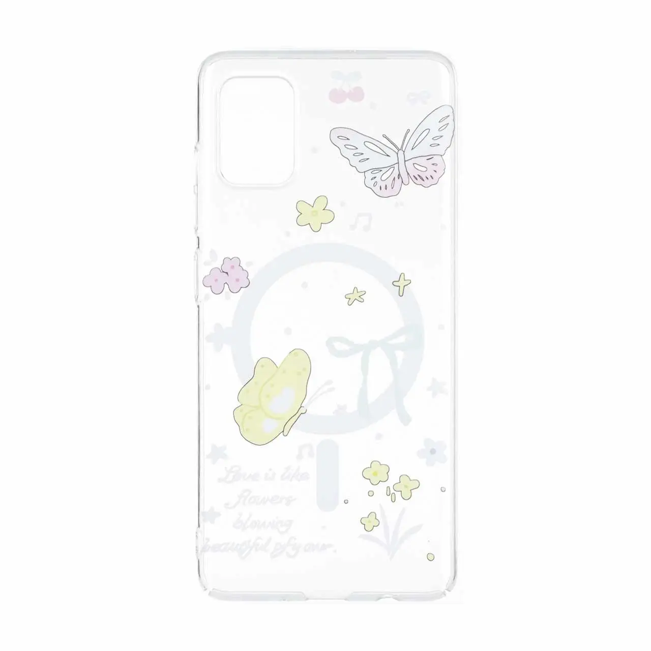 قاب Cute کریستالی طرح مگ سیف Samsung Galaxy A51 / M40s - کد 261