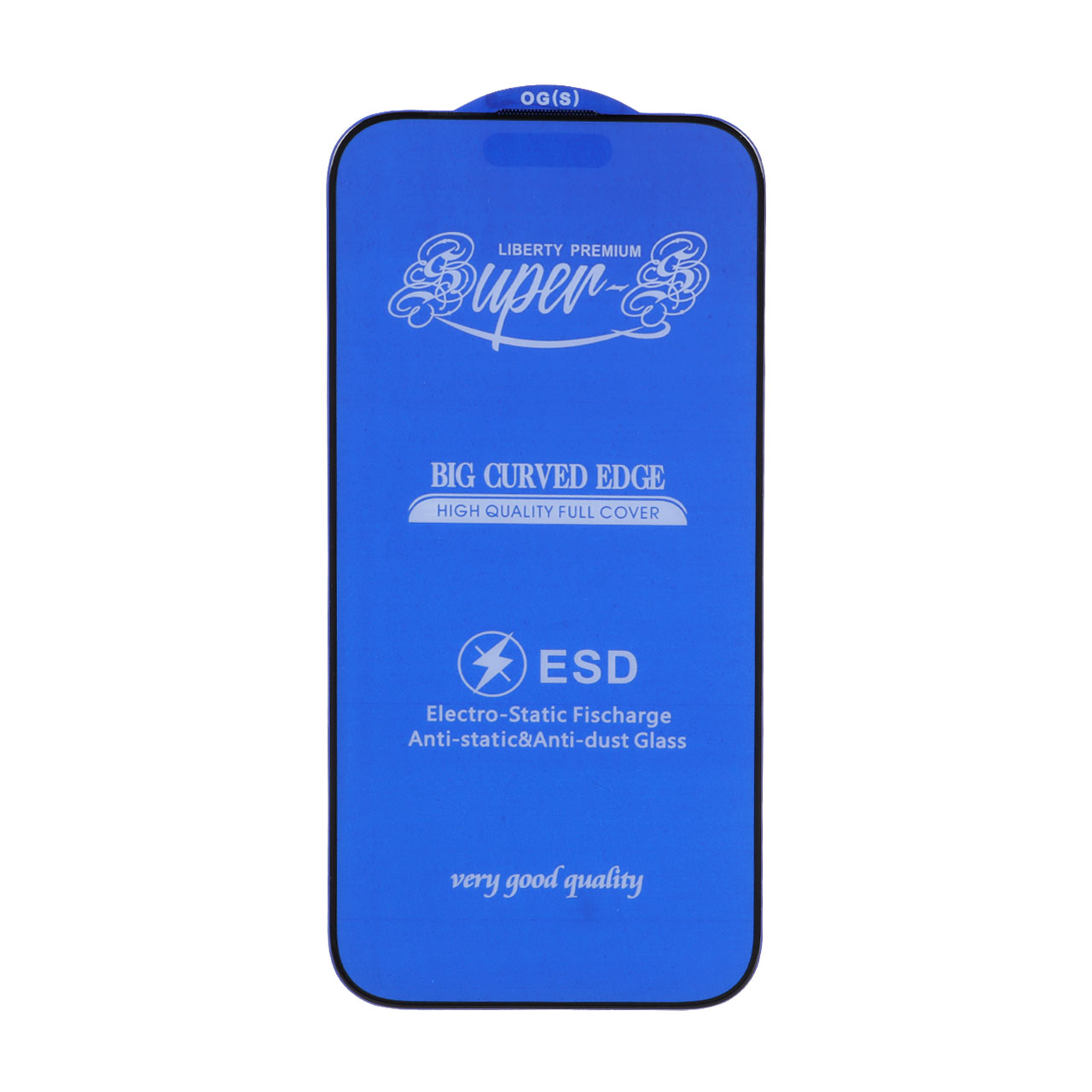 محافظ صفحه نمایش شیشه ای مات آنتی استاتیک Super S-OG فول کاور مناسب برای آیفون ۱۷ و آیفون ۱۶ پرو