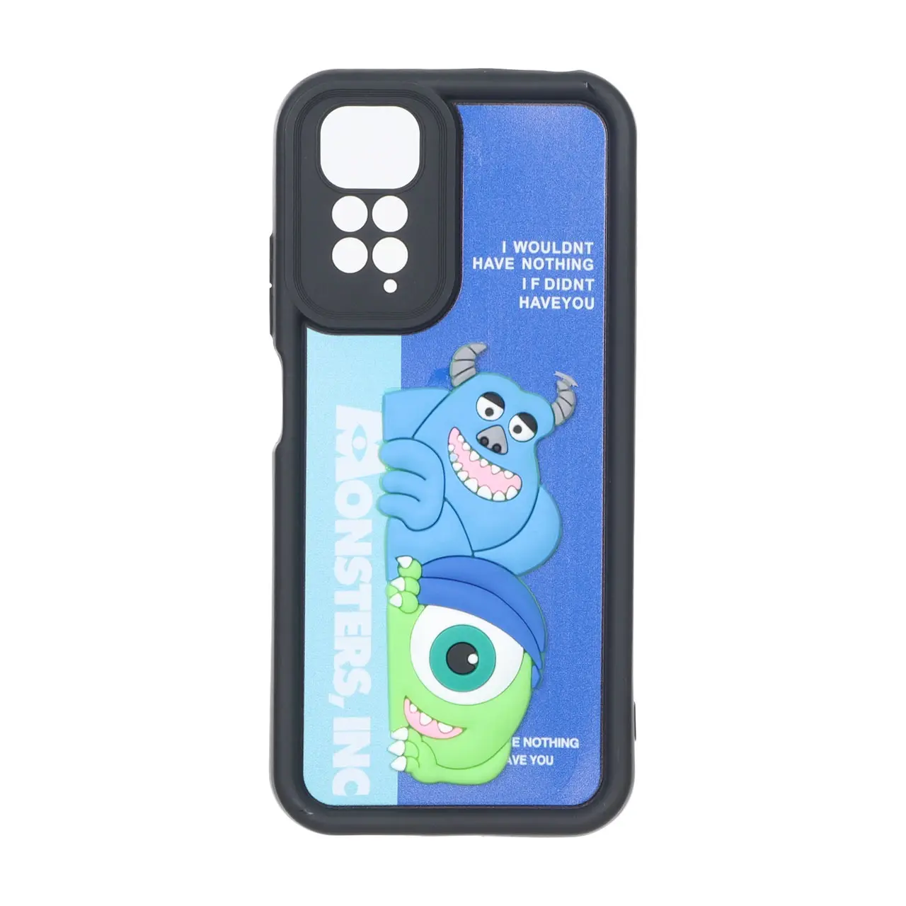 قاب Solid Case عروسکی برجسته محافظ لنزدار Xiaomi Redmi Note 11 4G / Redmi Note 11S - کد 59