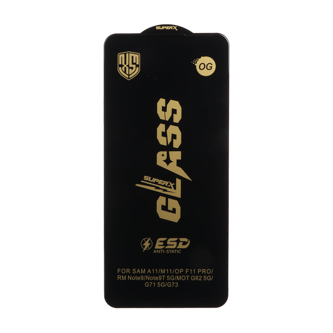 محافظ صفحه نمایش شیشه ای Full Cover Super X OG مناسب برای Samsung A11 / M11 / Redmi Note 9 / Note 9T / Mi 11 Lite / Mi 12 Lite