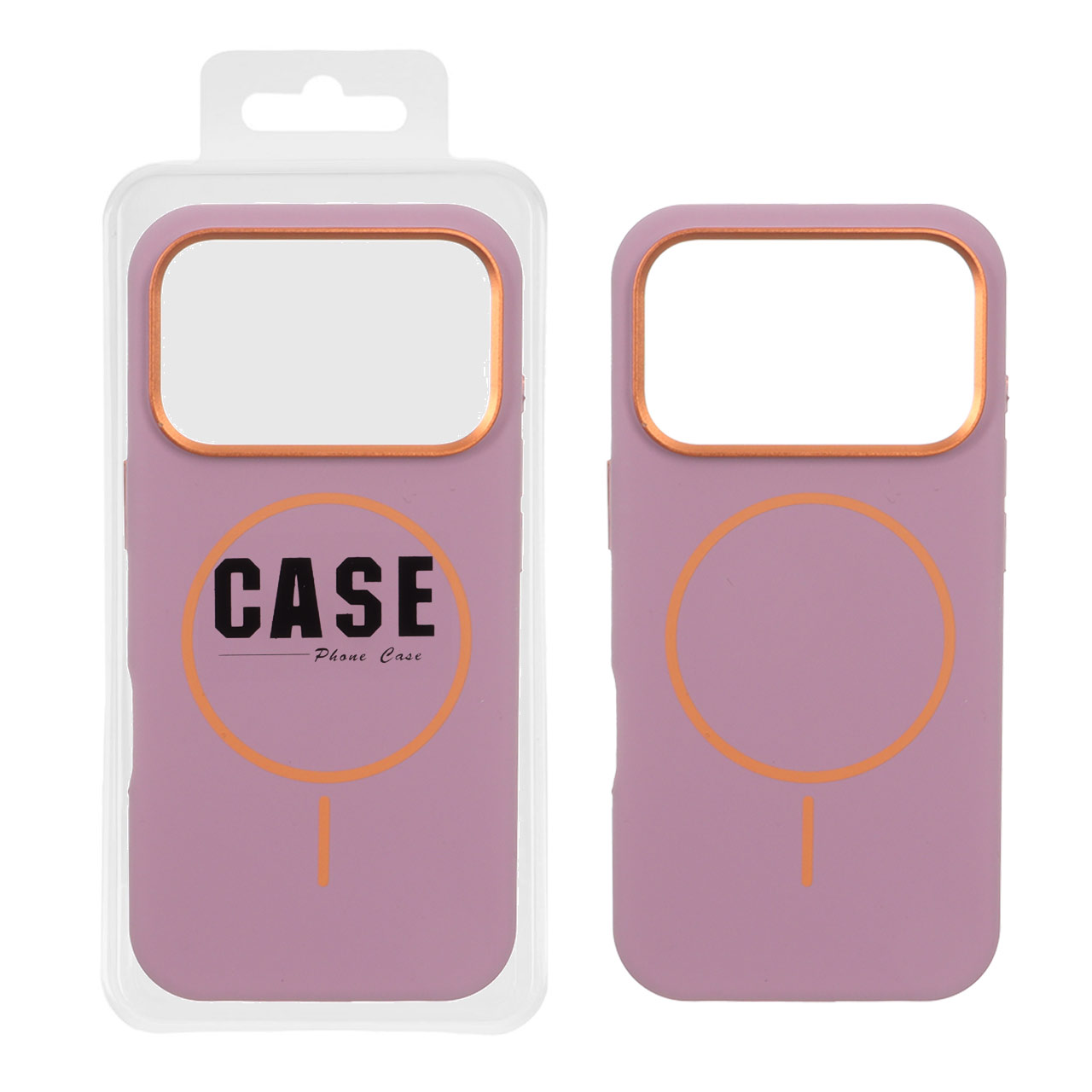 قاب سیلیکونی پاک کنی اورجینال درجه یک MagSafe لنز فلزی Apple iPhone 17 Pro - بنفش