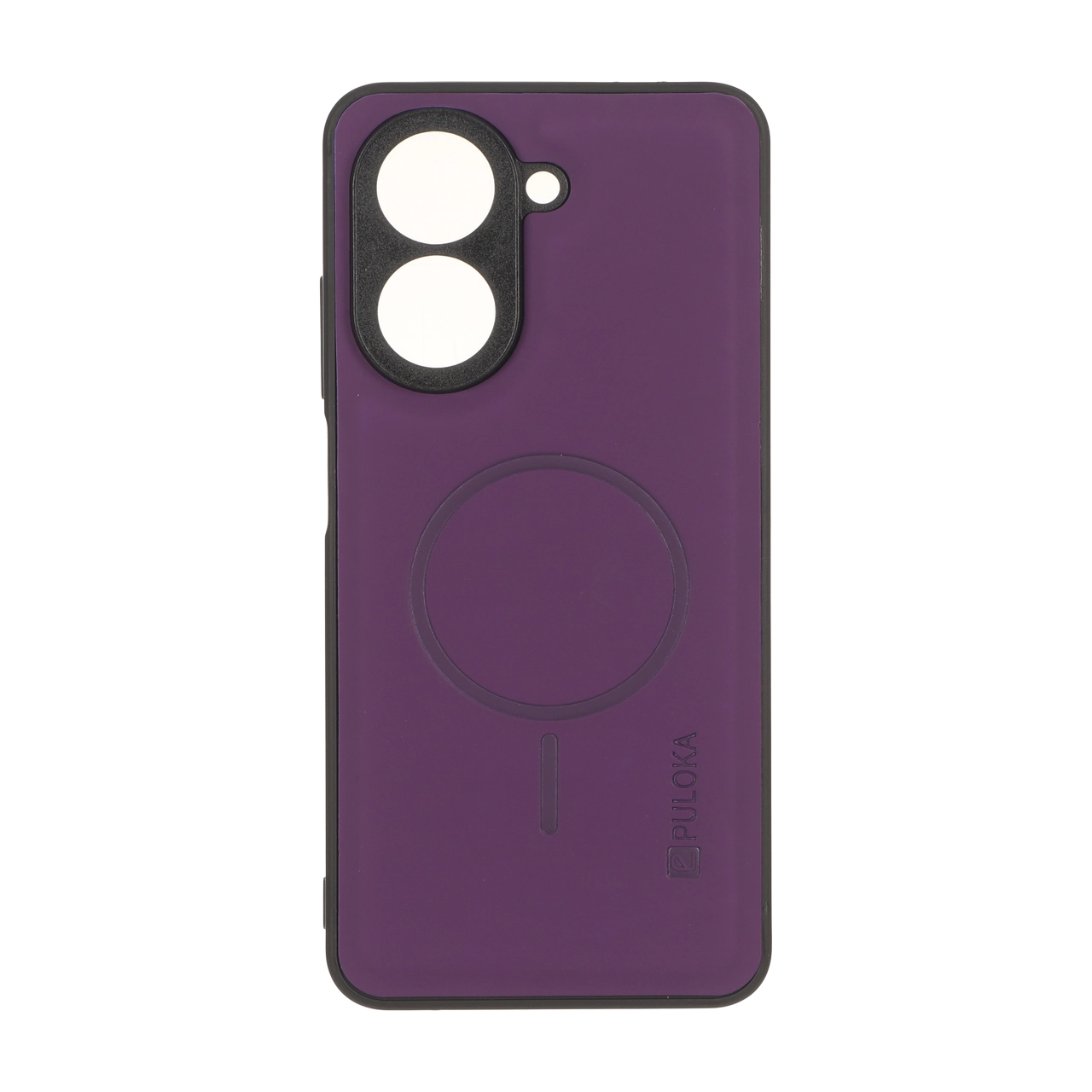 قاب Puloka جیر طرح مگ سیف Slim محافظ لنزدار Xiaomi Redmi A5 / Poco C71 - بنفش