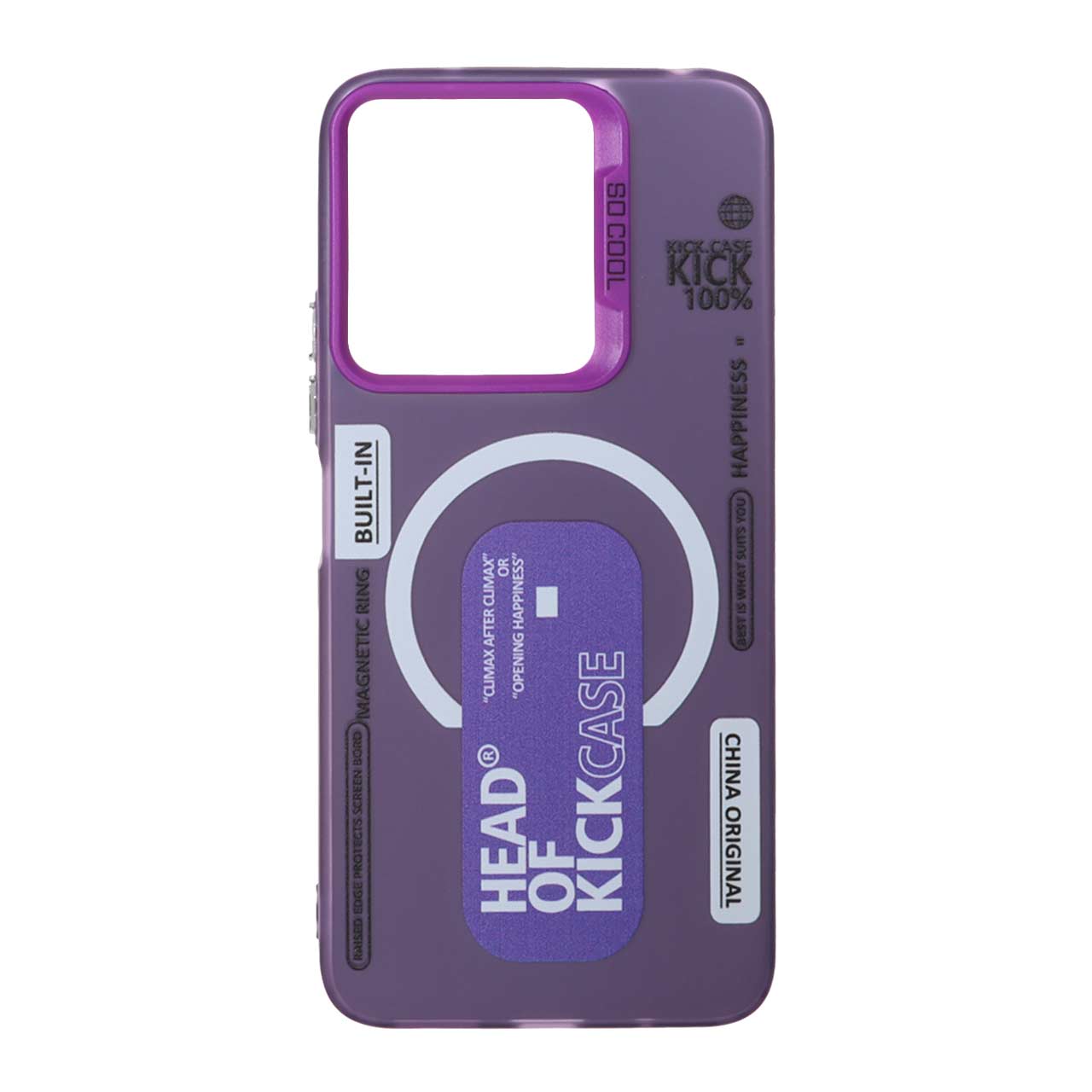قاب So Cool طرح مگ سیف Kick Case بنفش مناسب برای شیائومی ردمی ۱۳ ایکس / ردمی ۱۳ فور جی / پوکو ام ۶ فور جی