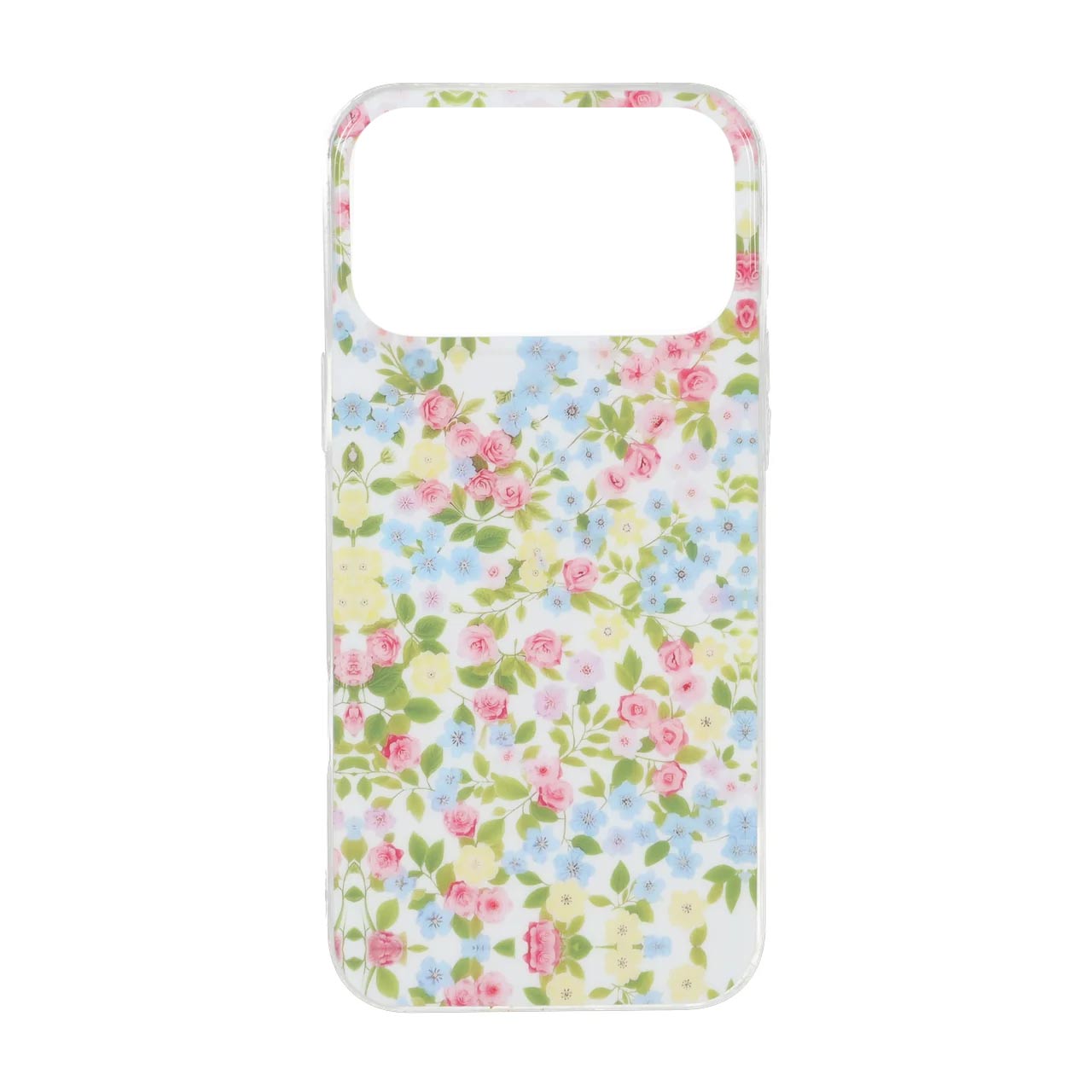قاب گلدار Flower پشت سخت دور ژله ای آیفون 17 پرو مکس - طرح 23