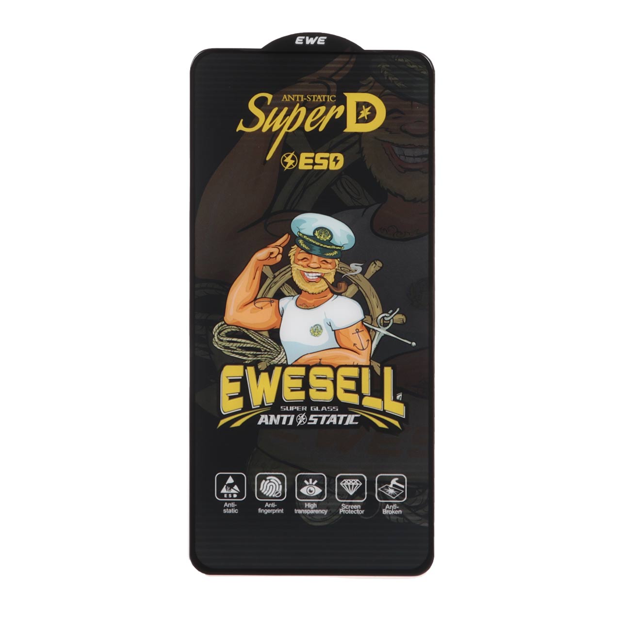 محافظ صفحه نمایش شیشه ای فول کاور Ewesell Super D ESD مناسب برای سامسونگ و شیائومی