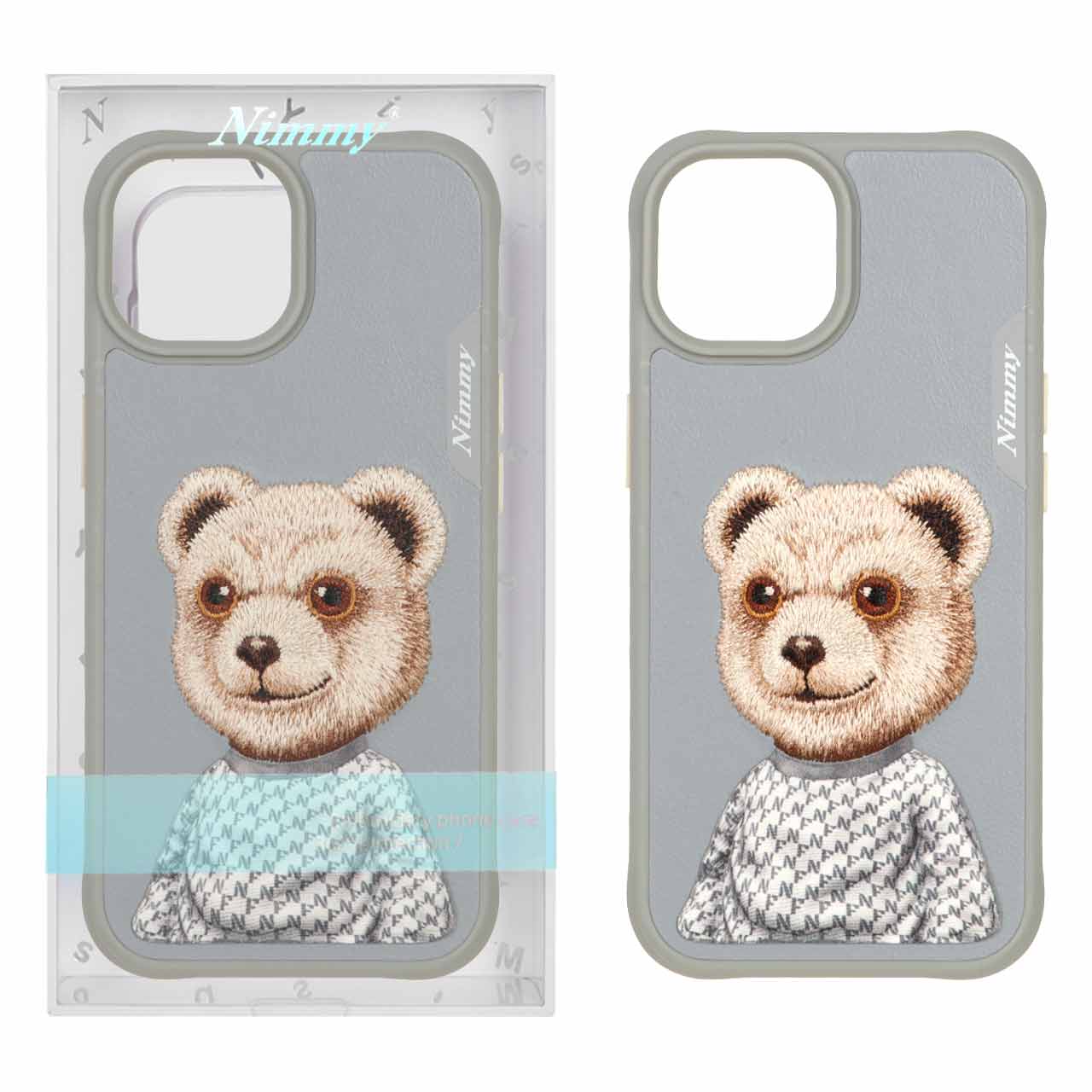 قاب اورجینال Nimmy گلدوزی برجسته Apple iPhone 15 / iPhone 14 / iPhone 13 - طرح 12