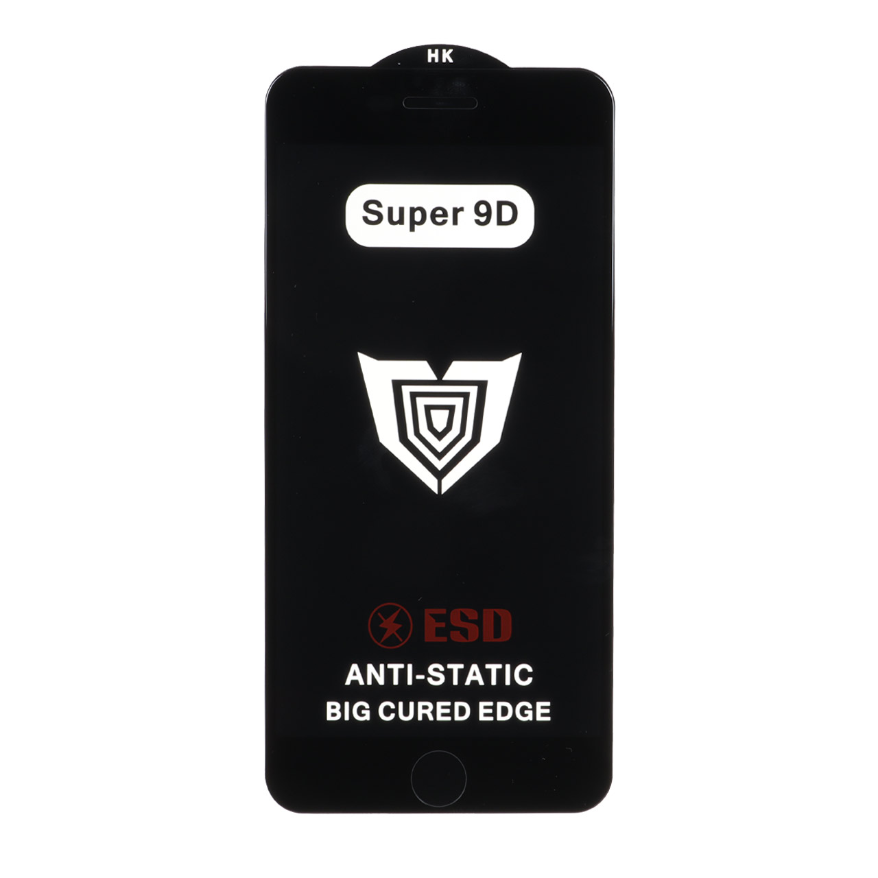 محافظ صفحه نمایش شیشه ای Full Cover ESD Anti Static - Super 9D مدل Apple iPhone 6 ‌Plus / iPhone 6S Plus / iPhone 7 Plus / iPhone 8 Plus - مشکی