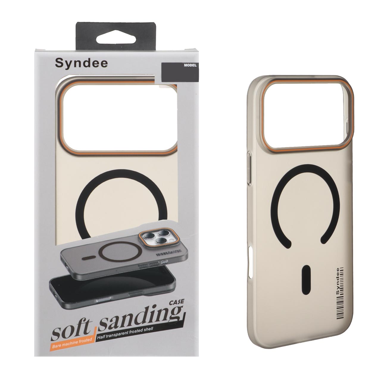 قاب اورجینال Syndee پشت مات MagSafe مناسب برای آیفون 17 پرو مکس