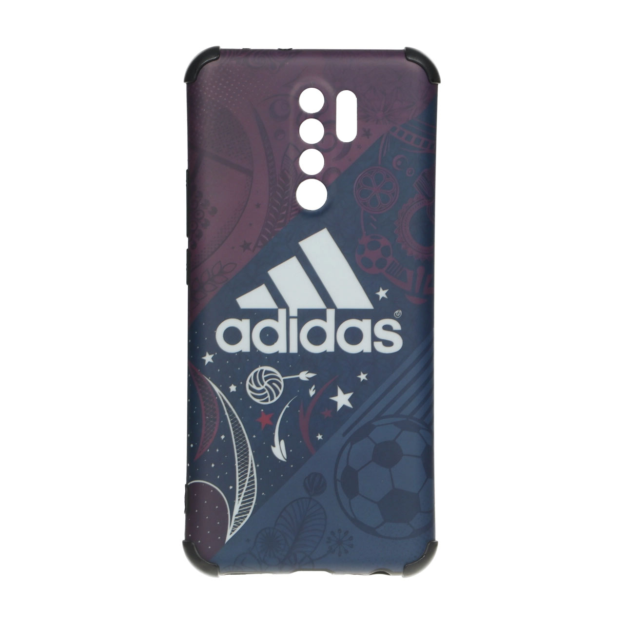 قاب طرح آدیداس (Adidas) بامپردار مناسب برای شیائومی ردمی ۹، ردمی ۹ پرایم و پوکو ام ۲