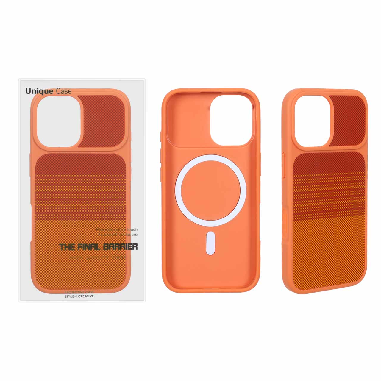 قاب اورجینال Unique Case شطرنجی MagSafe مدل Apple iPhone 17 - طرح 3