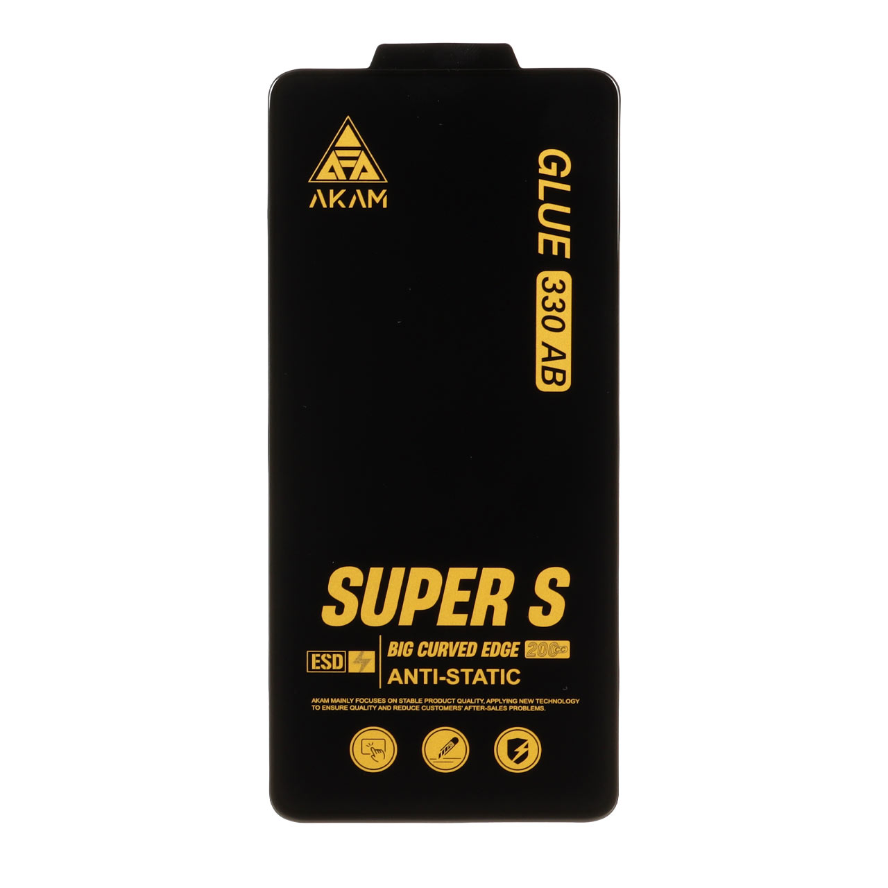 محافظ صفحه نمایش شیشه ای فول کاور AKAM Super S با چسب 330 مناسب برای سامسونگ گلکسی A51/A52/A52S/A53/M31s/S20 FE