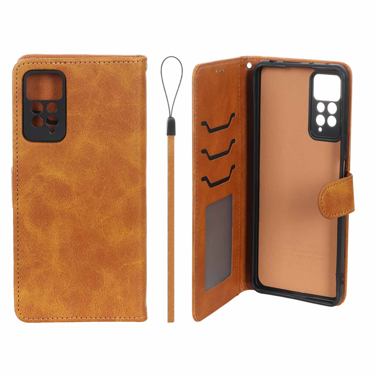کیف مگنتی طرح داخل خز مدل عسلی مناسب برای شیائومی ردمی نوت ۱۲ پرو 4G و ردمی نوت ۱۱ پرو