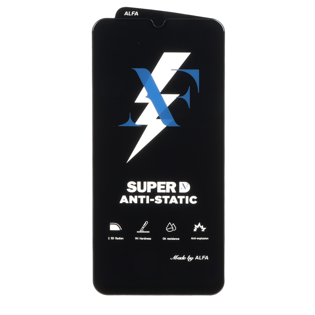 محافظ صفحه نمایش شیشه ای Super D Anti Static ALFA مناسب برای سامسونگ گلکسی A20/A30/A50/M21/M31، ردمی نوت 7 و هواوی Y6p