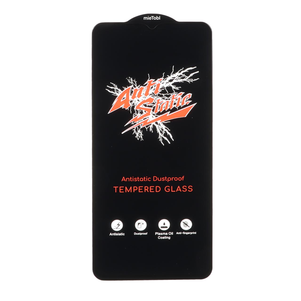 محافظ صفحه نمایش شیشه ای Apple iPhone 16 Pro Max - Full Cover Anti Static New (بدون پک) - مشکی