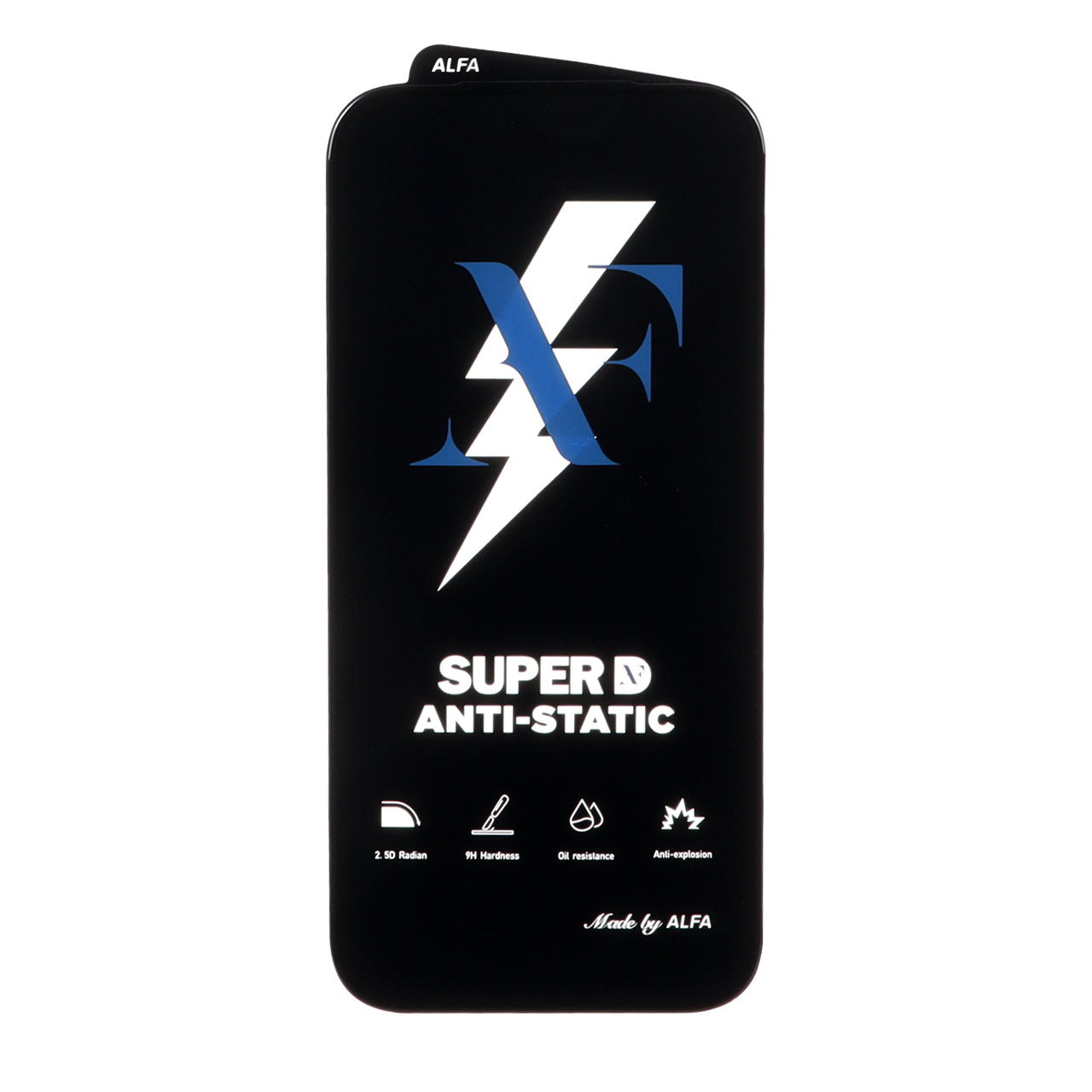محافظ صفحه نمایش شیشه‌ای Super D Anti Static ALFA مناسب برای آیفون 17 پرو