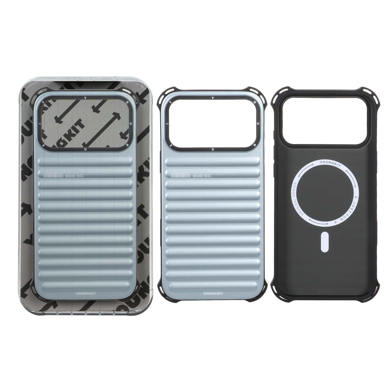 قاب اورجینال YoungKit Magsafe مدل Apple iPhone 17 Pro Max - آبی آسمانی