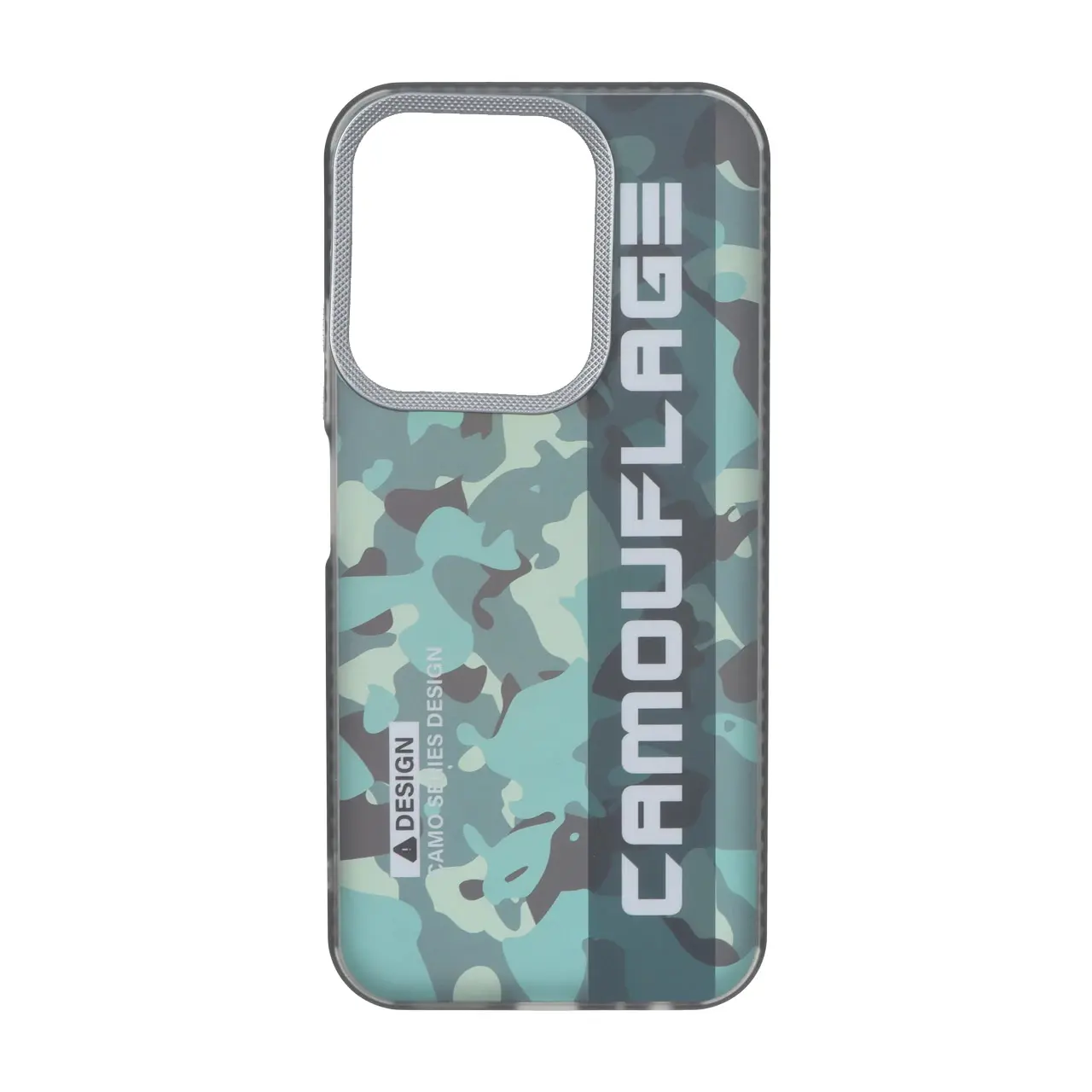 قاب طرح چریکی Camouflage محافظ لنز کربن مناسب برای شیائومی ردمی 15 سی و پوکو سی 85 - سبز
