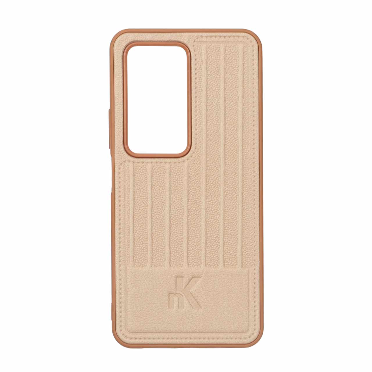 قاب چرمی طرح Line Case برند NK کرم مناسب برای شیائومی ردمی ۱۵ 4G