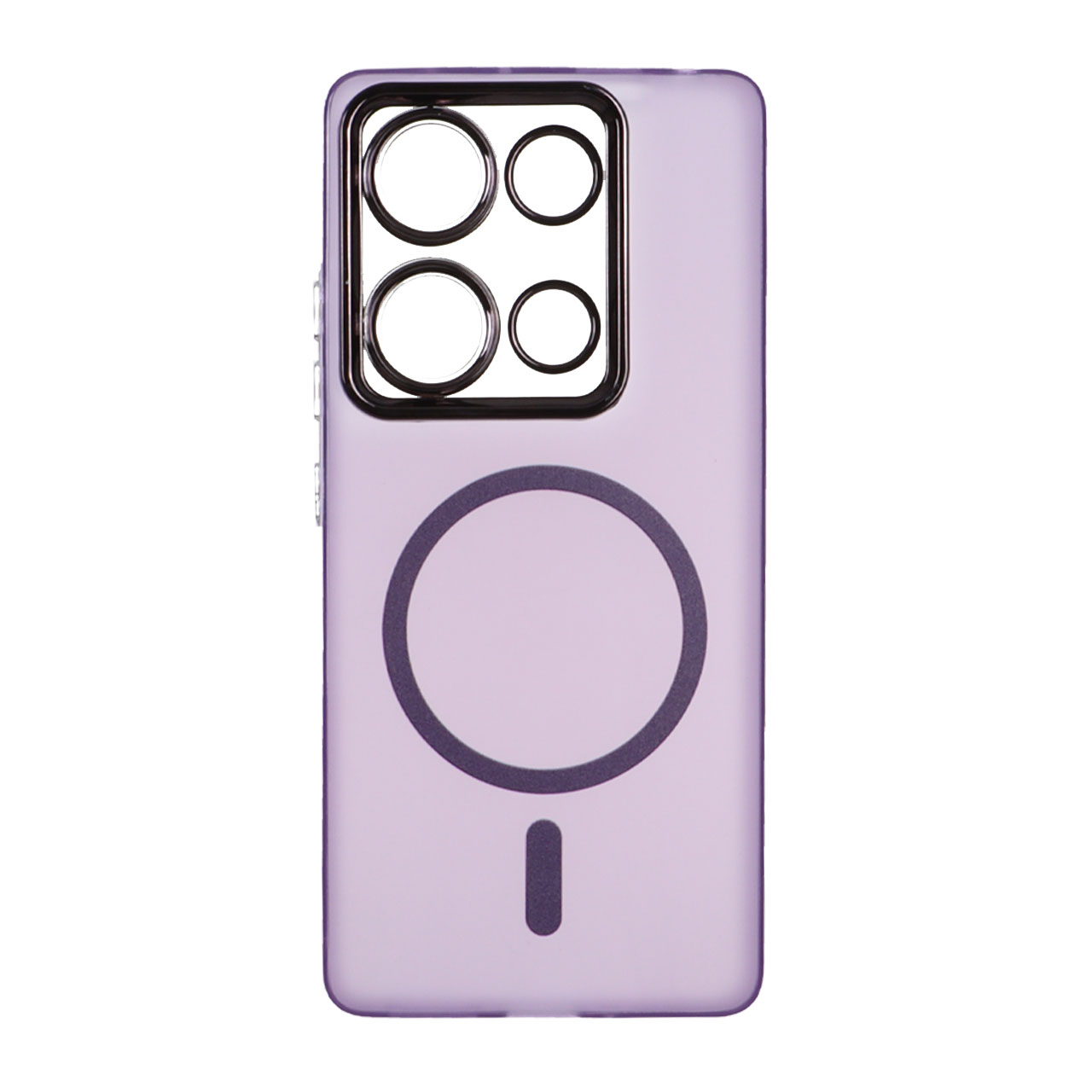 قاب مات طرح مگ سیف Life Time مناسب برای شیائومی ردمی نوت 14 اس / نوت 13 پرو 4G / پوکو M6 پرو 4G بنفش