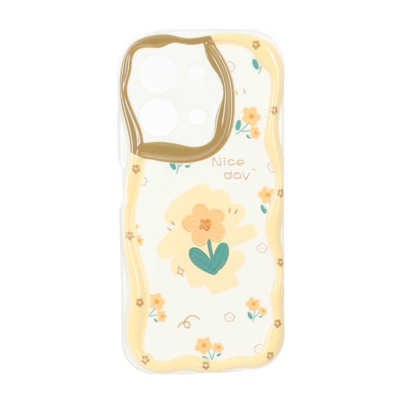 قاب کنگره ای ژله ای طرح دار محافظ لنزدار مناسب برای Xiaomi Redmi 15C و Poco C85
