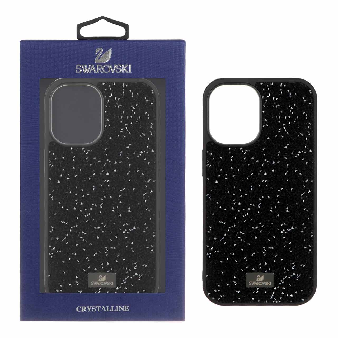 قاب Original Swarovski مدل Apple iPhone 16 - مشکی (پک دار)