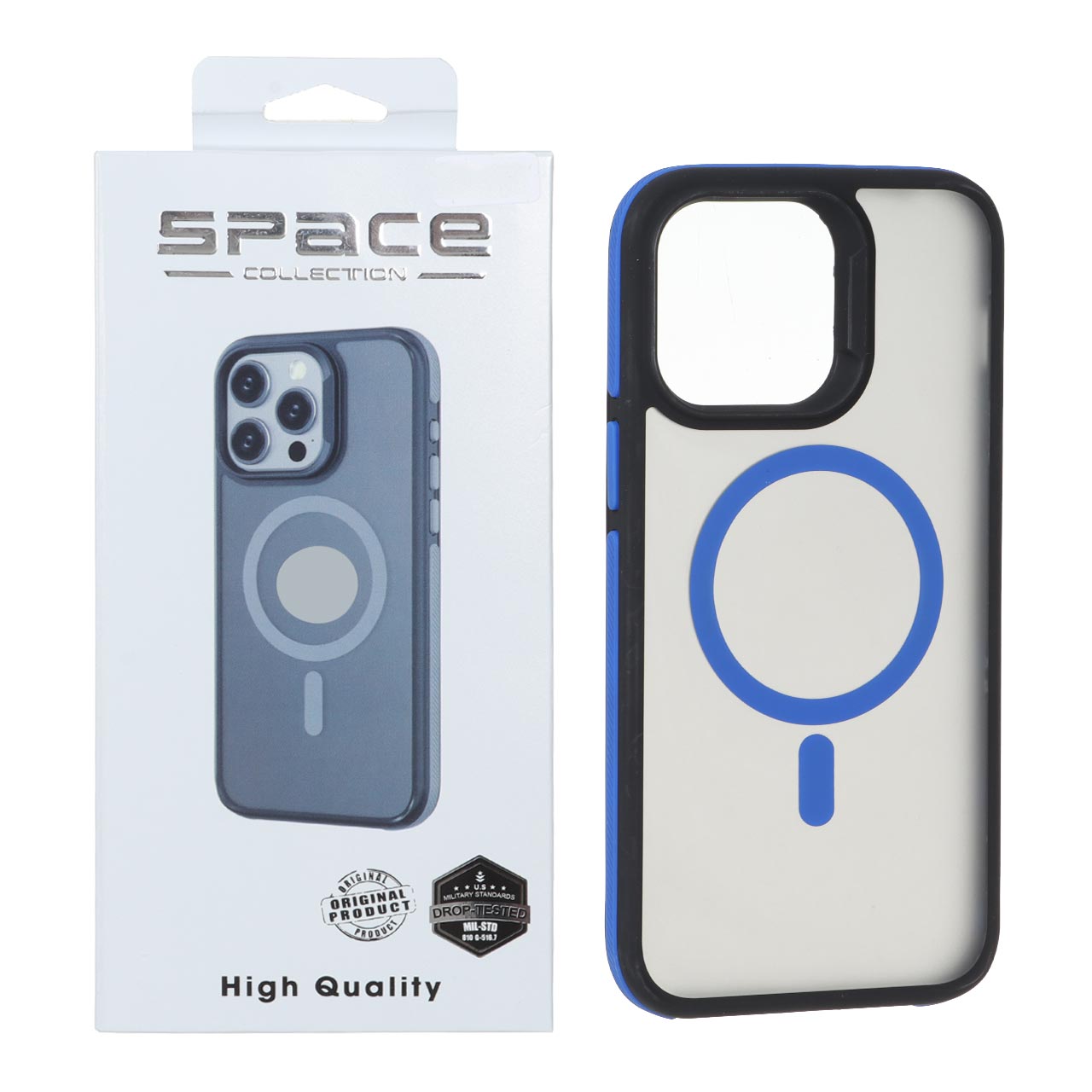 قاب Space مات Magsafe دور هاشور مناسب برای آیفون 14 پرو مکس