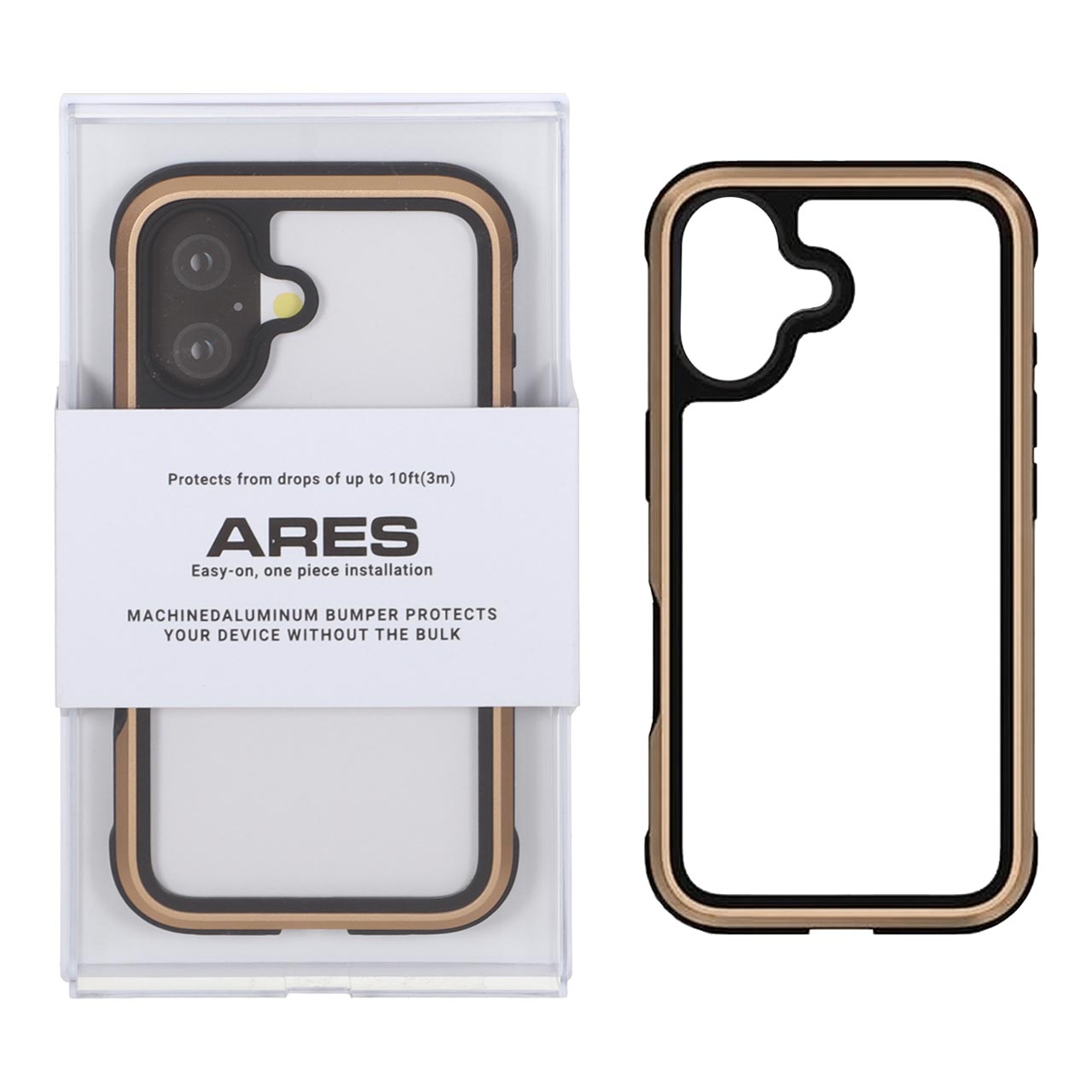 قاب Original KZDoo Ares مدل Apple iPhone 16 - طلایی
