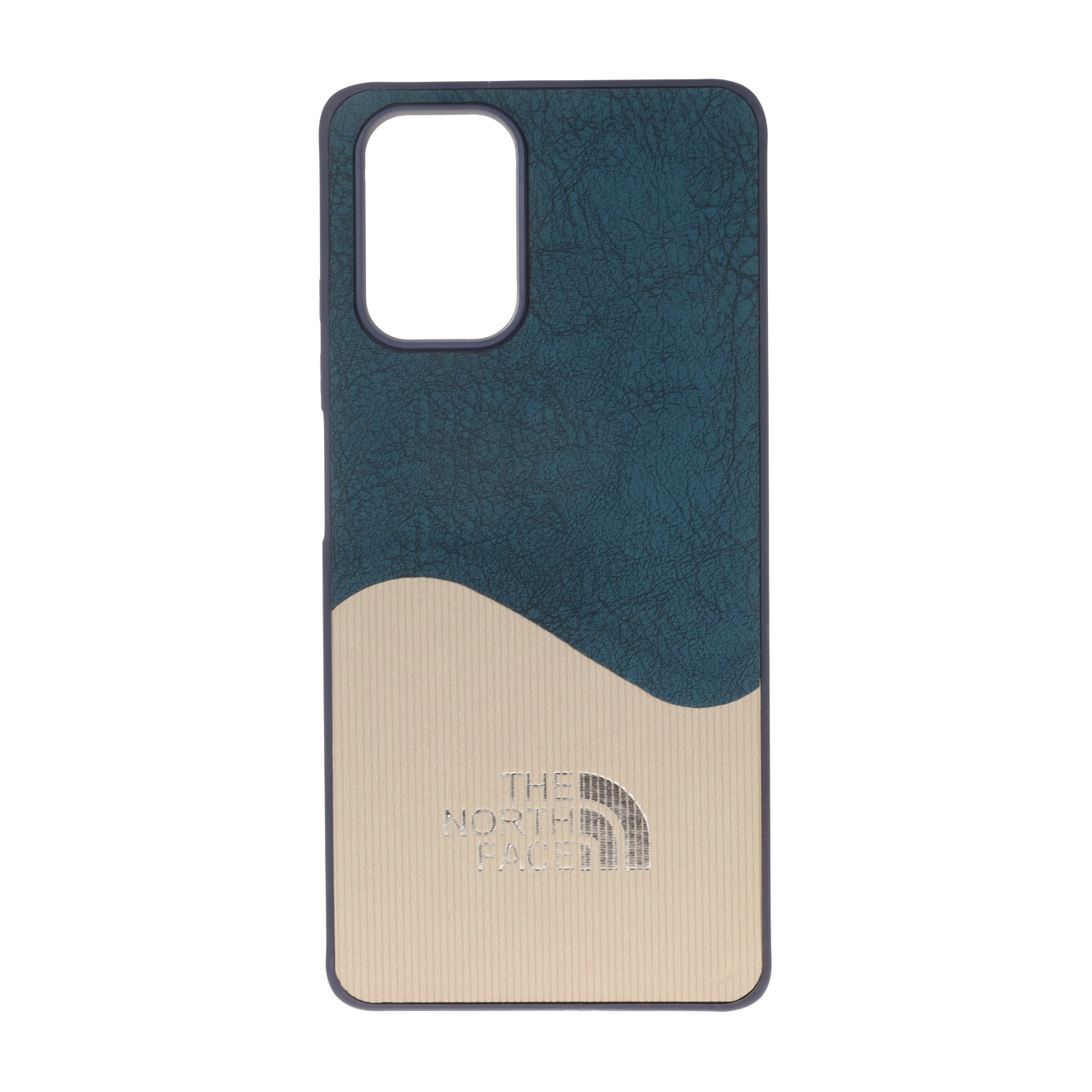 قاب طرح جیر دو تکه North Face سرمه‌ای مناسب برای شیائومی ردمی نوت 10 فورجی، ردمی نوت 10 اس و پوکو ام 5 اس