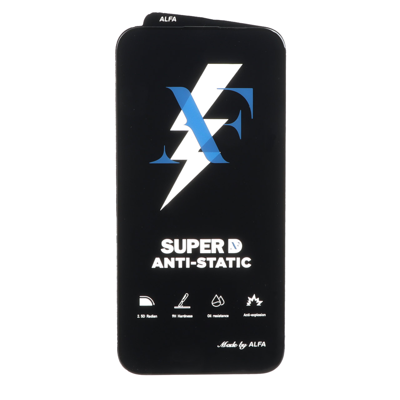 محافظ صفحه نمایش شیشه‌ای Super D Anti Static آلفا مناسب برای آیفون 14 پرو مکس
