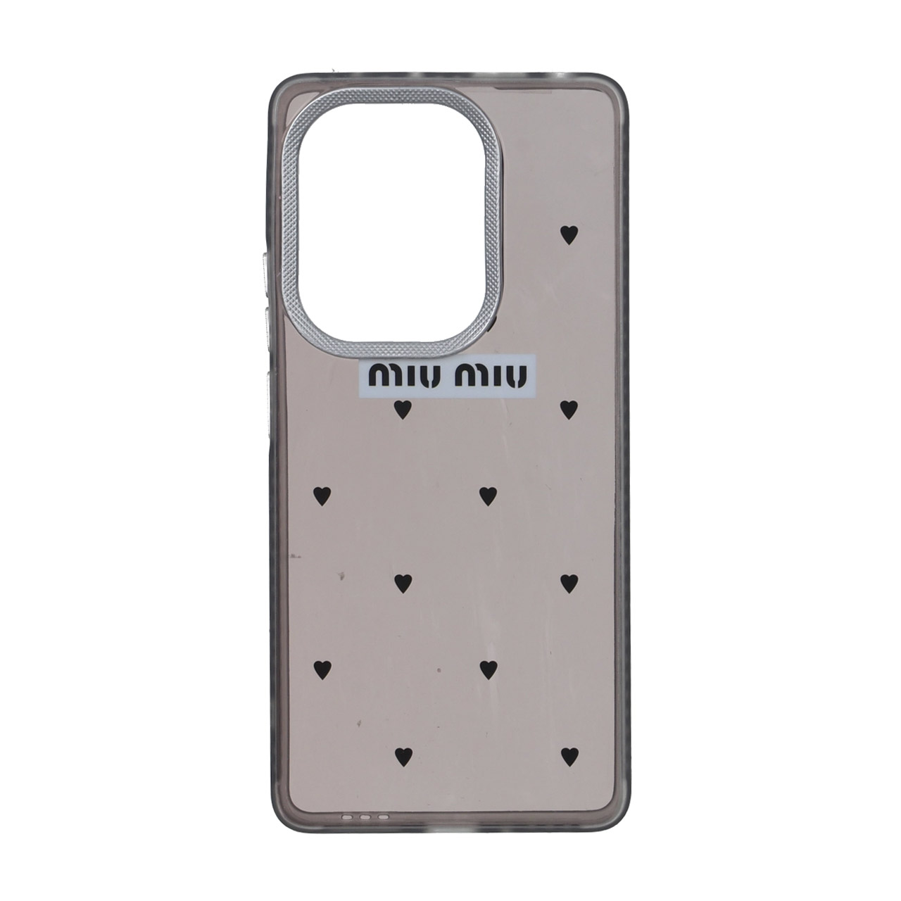 قاب طرح قلب و MIUMIU دور مات لنز کربن مناسب برای شیائومی ردمی نوت 14 اس، ردمی نوت 13 پرو 4G و پوکو ام 6 پرو 4G