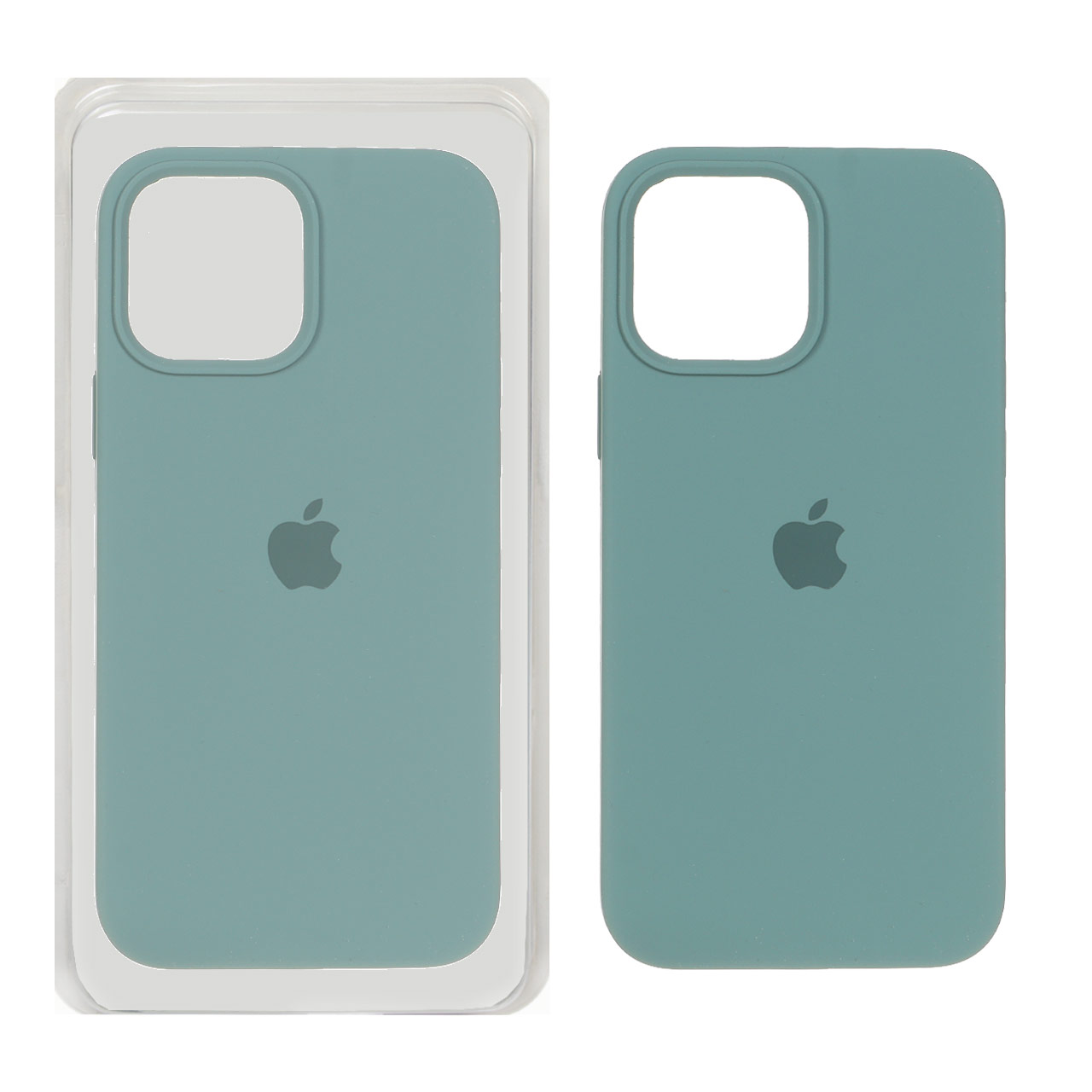 قاب سیلیکونی پاک کنی اورجینال سبز دریایی مناسب برای آیفون 13 پرو مکس