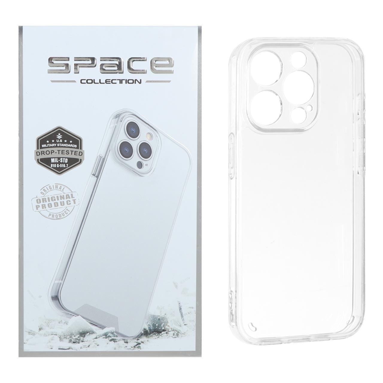 قاب شفاف اورجینال Space مناسب برای آیفون 15 پرو