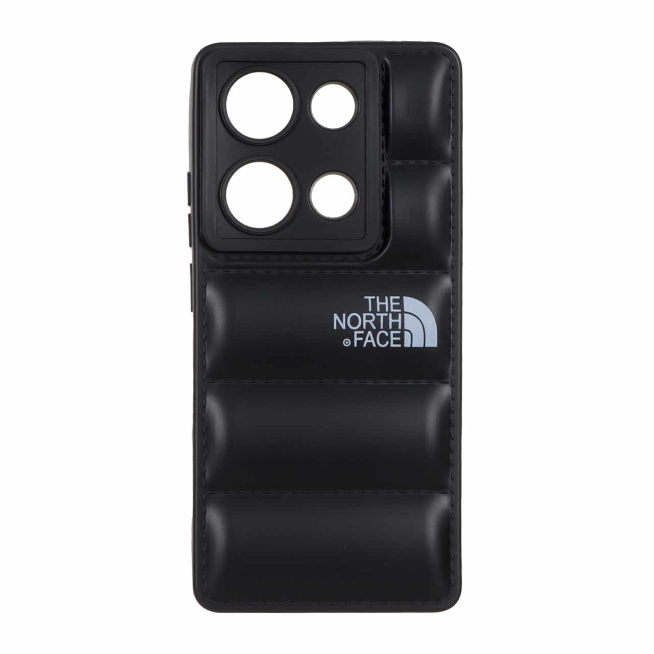 قاب پافر North Face مدل Xiaomi Redmi Note 14S / Note 13 Pro 4G / M6 Pro 4G - مشکی