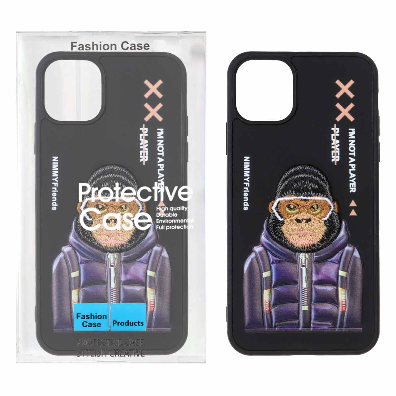 قاب Nimmy گلدوزی برجسته Apple iPhone 11 Pro Max - طرح 42