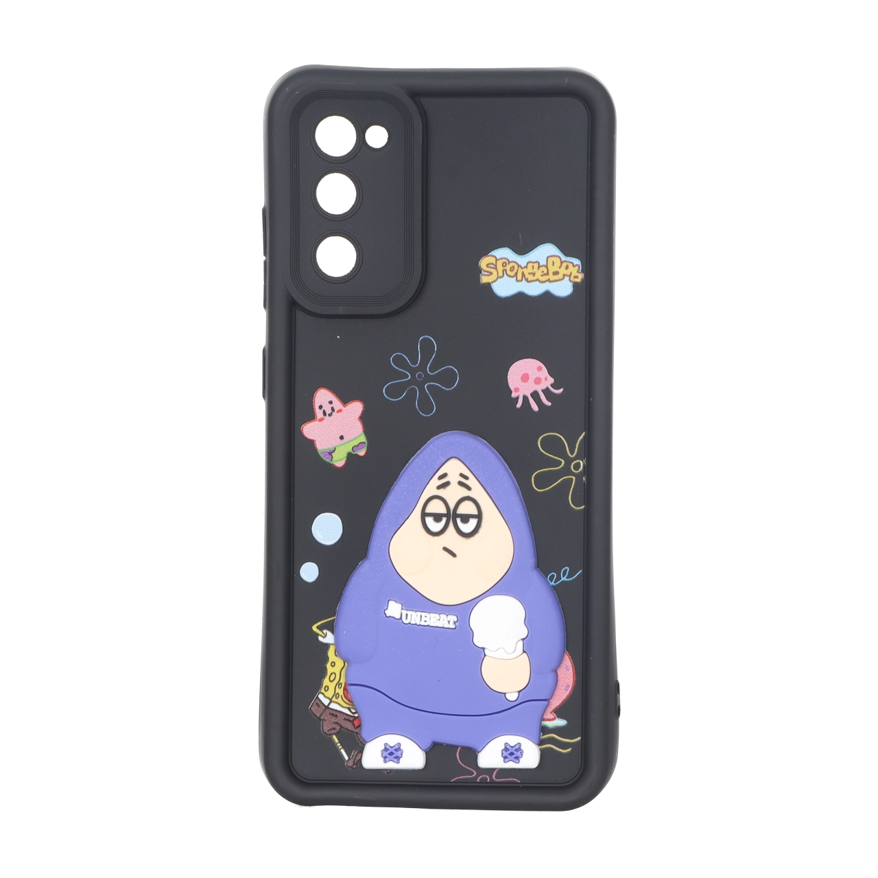 قاب Solid Case طرح پاپ سوکت عروسکی برجسته مناسب برای Samsung Galaxy S20 FE
