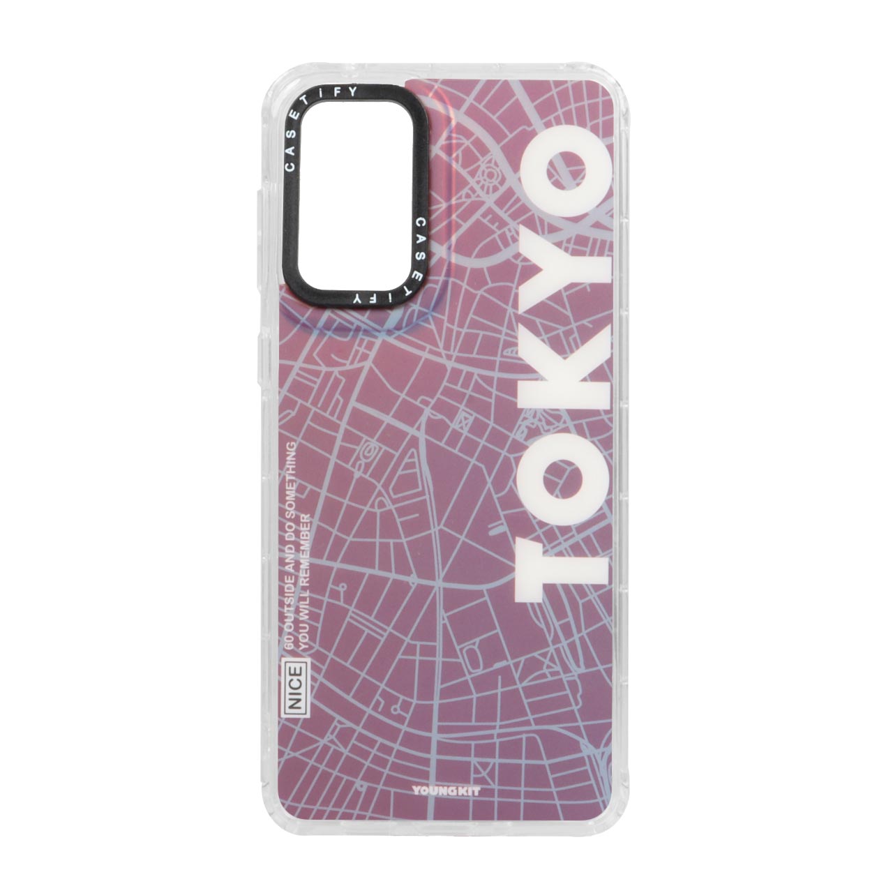 قاب طرح نقشه توکیو هولوگرامی Casetify مناسب برای سامسونگ گلکسی A73