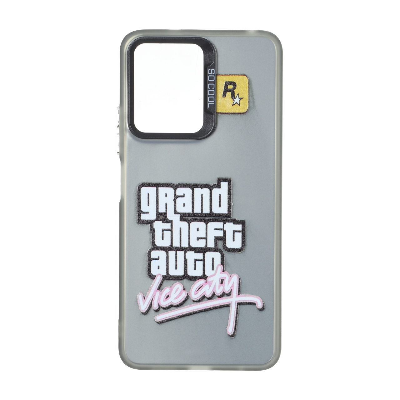 قاب طرح Grand Theft Auto Vice City SO COOL بلک لنز دکمه کروم مناسب برای شیائومی ردمی نوت 12 4G