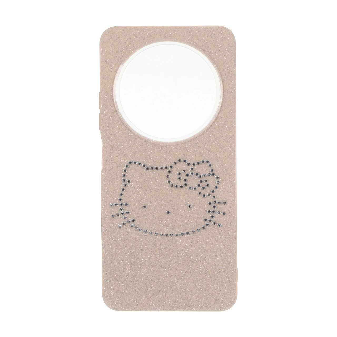 قاب اکلیلی Kitty نگین دار Xiaomi Redmi 14C / Redmi A3 Pro / Redmi A4 / Poco C75 - نسکافه ای
