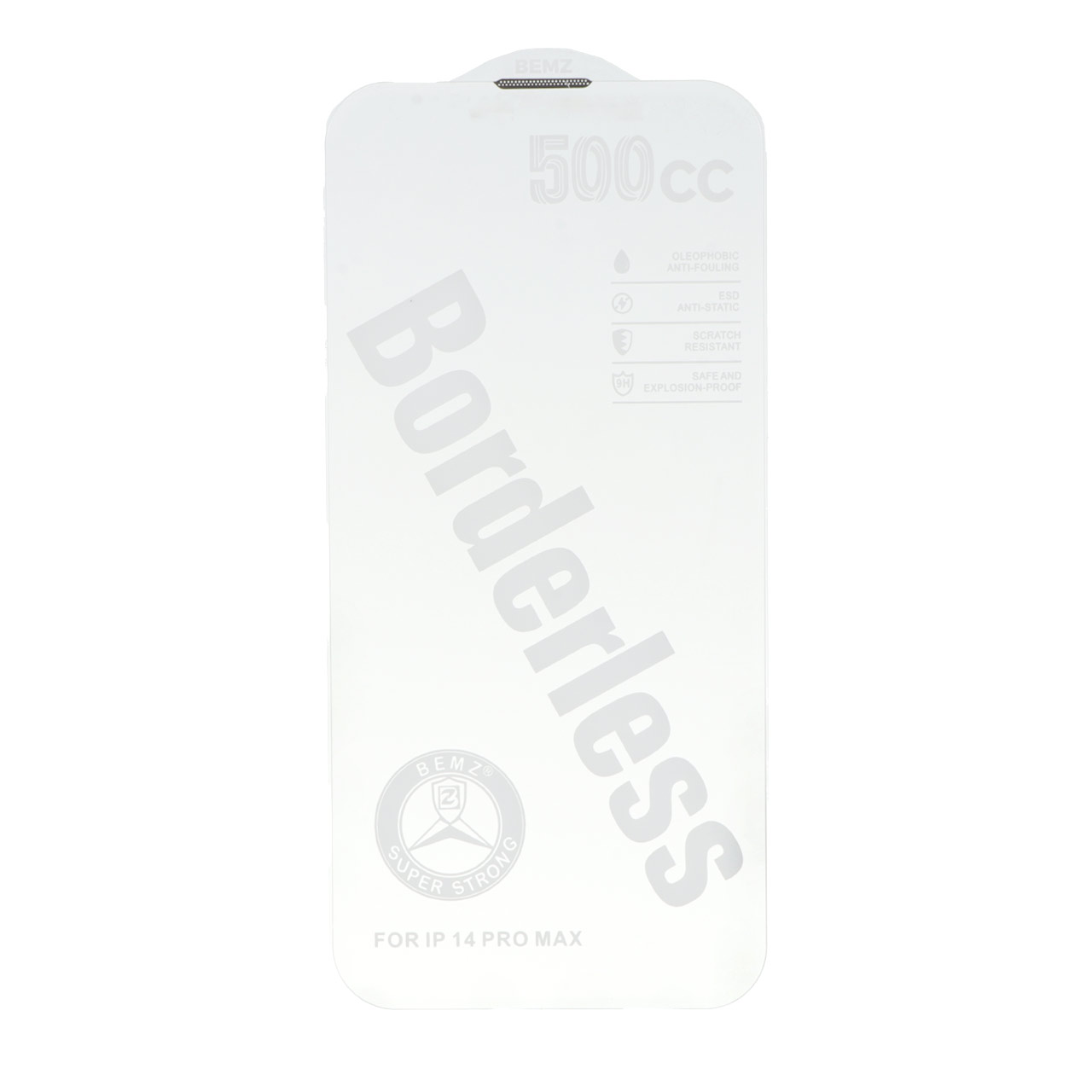 محافظ صفحه نمایش شیشه ای اورجینال بدون حاشیه Bemz ESD 500CC مدل Apple iPhone 14 Pro Max